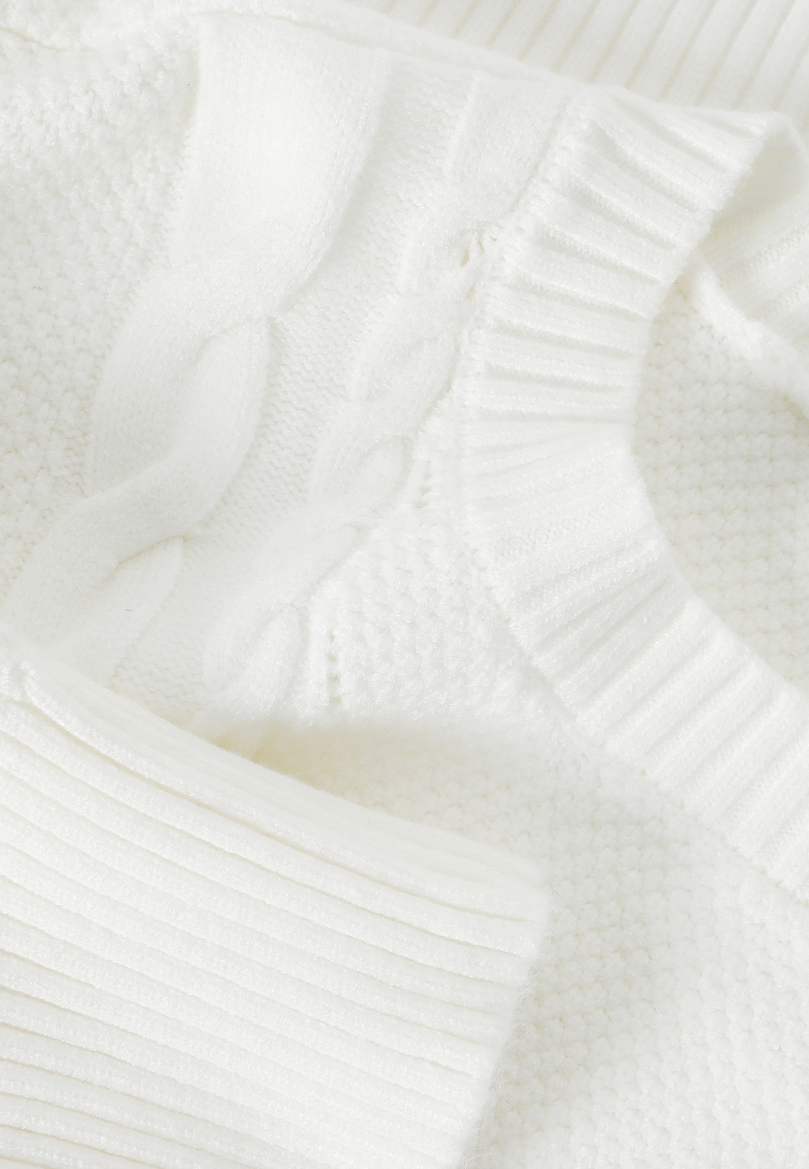 STRUKTURALNY SWETER Z GRUBEJ PRZĘDZY - EVERELY STRUKTURALNY SWETER Z GRUBEJ PRZĘDZY - EVERELY ECRU 113313