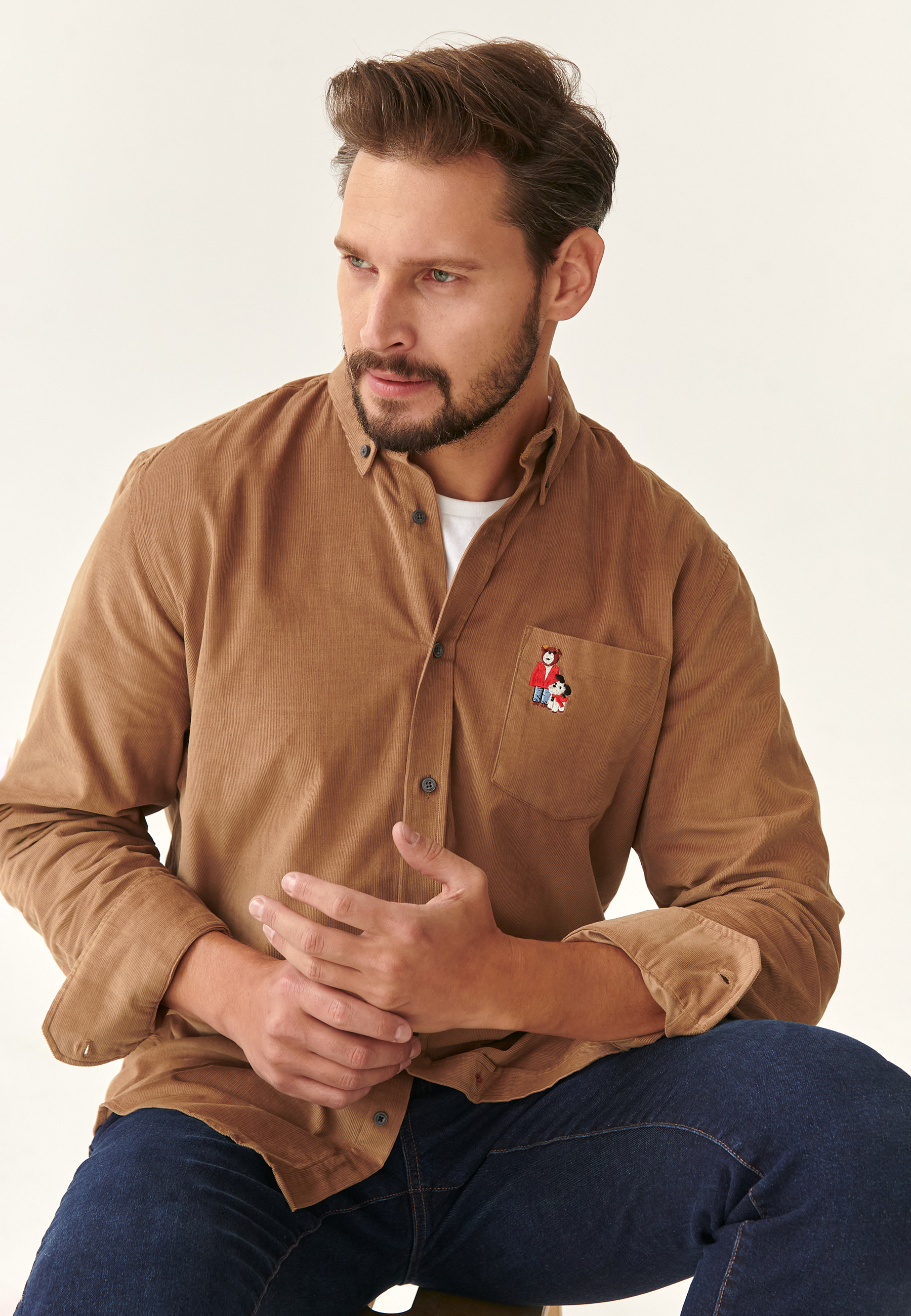 MEN'S CORDUROY SHIRT CHARLES 6 CLASSIC