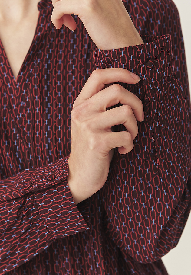 DÁMSKÉ PLÁTĚNÉ ŠATY ROZŠÍŘENÉHO STŘIHU S ORIGINÁLNÍM VZOREM — MISTY DÁMSKÉ PLÁTĚNÉ ŠATY ROZŠÍŘENÉHO STŘIHU S ORIGINÁLNÍM VZOREM — MISTY VÍCEBAREVNÝ 5