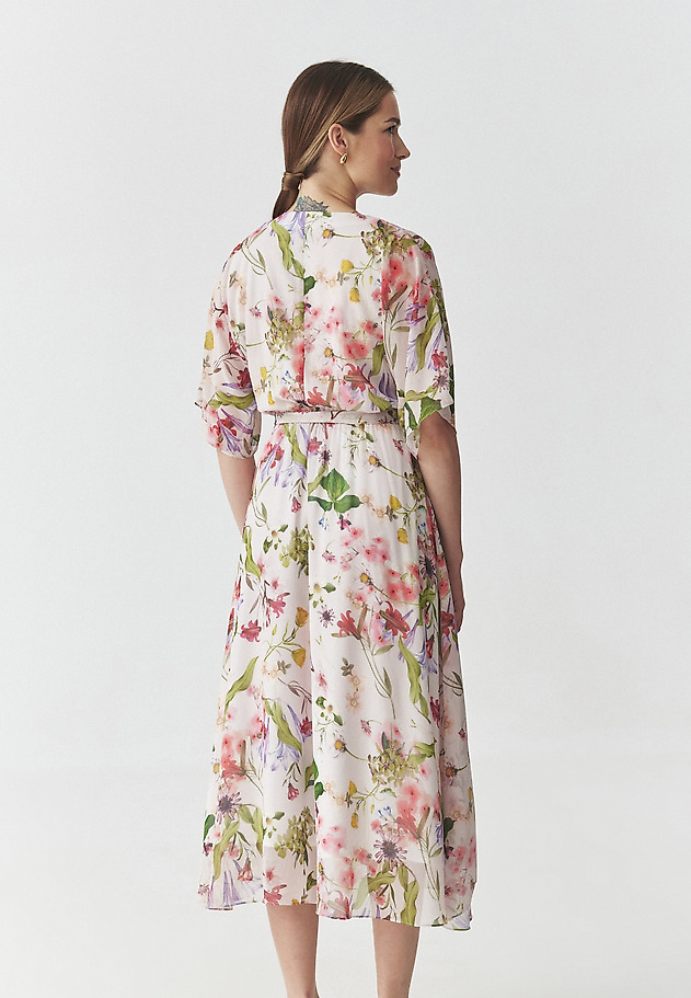 CHIFFON FLORAL DRESS - BOSANI CHIFFON FLORAL DRESS - BOSANI MULTIKOLOR 4