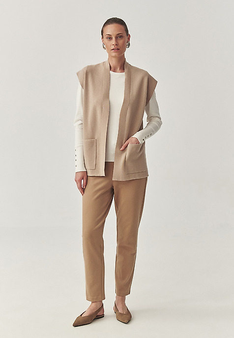 STÍLUSOS MELLÉNY WOOL BLEND - NIA BÉZS 2