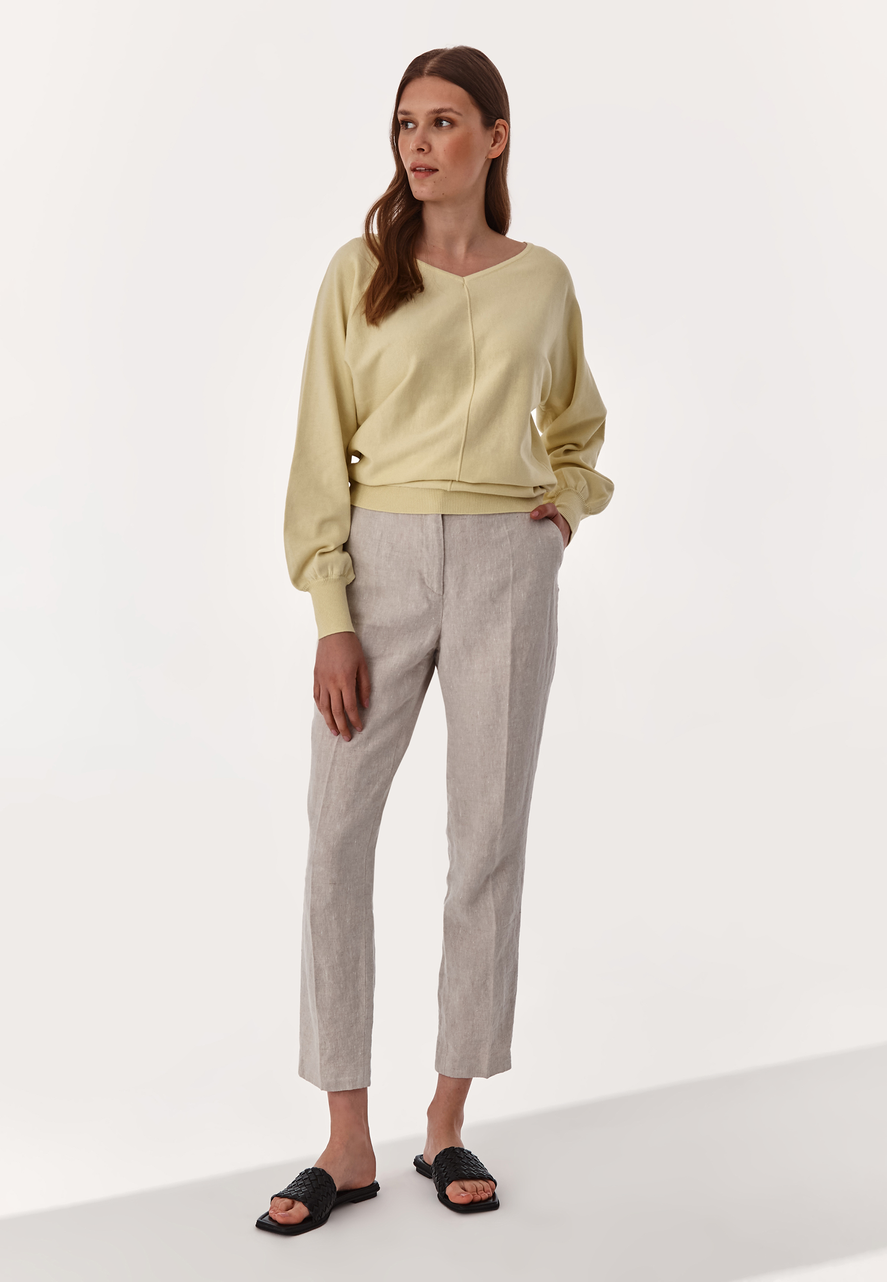 SWETER DAMSKI LAGUNA ŻÓŁTY 2