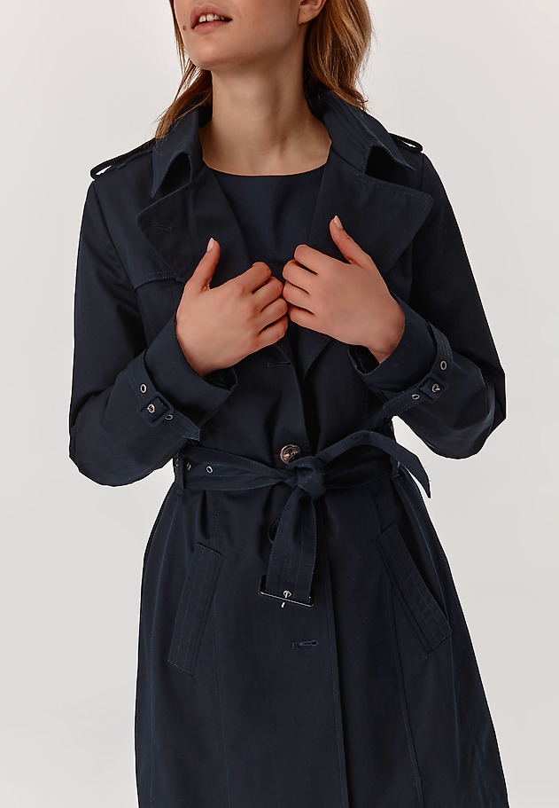 LADIES' TRENCH MEGANA 1 LADIES' TRENCH MEGANA 1 NAVY BLUE 5