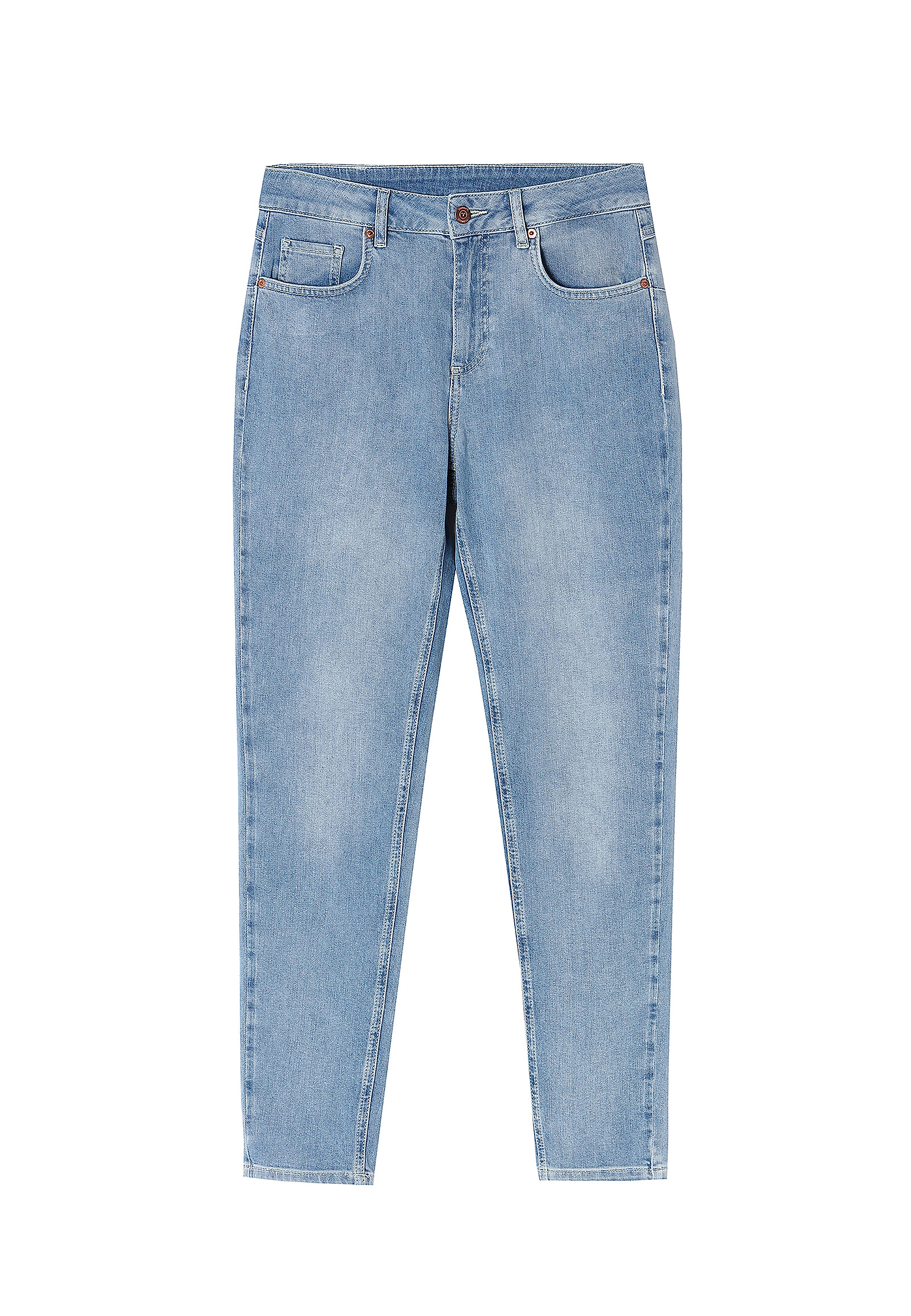 DENIMOWE SPODNIE DAMSKIE FITMI DENIMOWE SPODNIE DAMSKIE FITMI NIEBIESKI 80274
