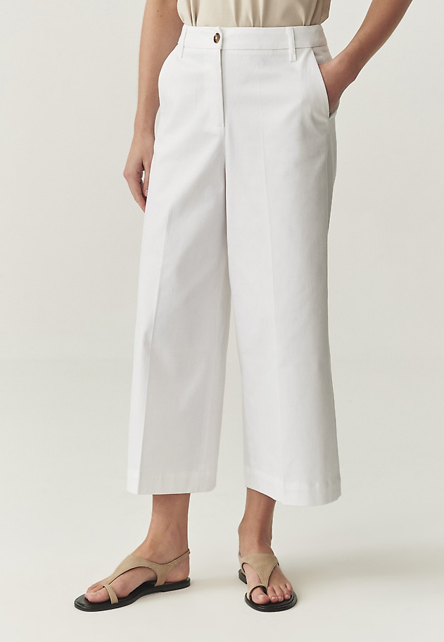 WIDE MODAL TROUSERS -NAKO WIDE MODAL TROUSERS -NAKO BIAŁY 2