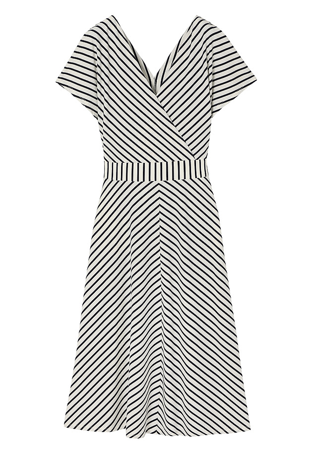 STRIPED ENVELOPE DRESS - RONARA STRIPED ENVELOPE DRESS - RONARA MULTIKOLOR 7