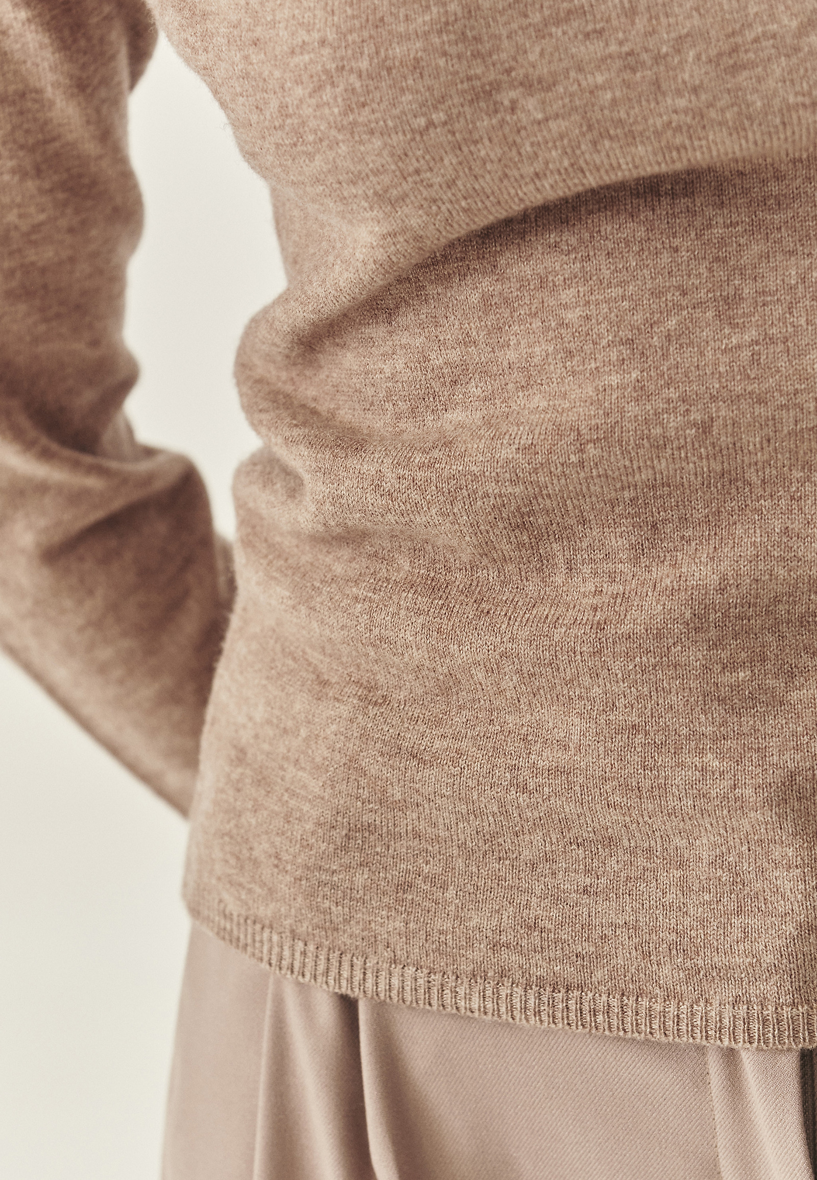MULESING-FREE WOOL GOLF - MONROE MULESING-FREE WOOL GOLF - MONROE BEIGE 117441
