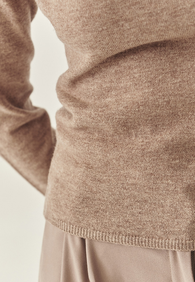 MULESING-FREE WOOL GOLF - MONROE MULESING-FREE WOOL GOLF - MONROE BEIGE 6