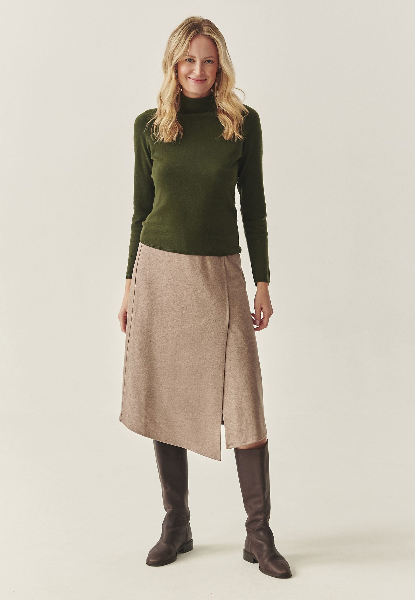 MULESING-FREE WOOL GOLF - MONROE MULESING-FREE WOOL GOLF - MONROE GREEN 117449
