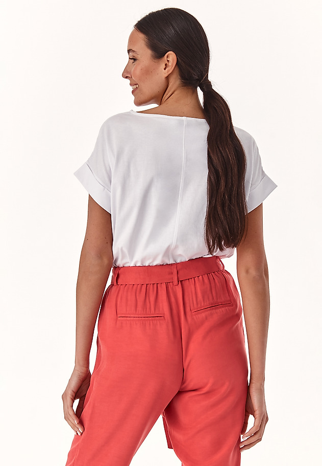 LADIES' COTTON T-SHIRT MAKI 1 LADIES' COTTON T-SHIRT MAKI 1 BIAŁY 3
