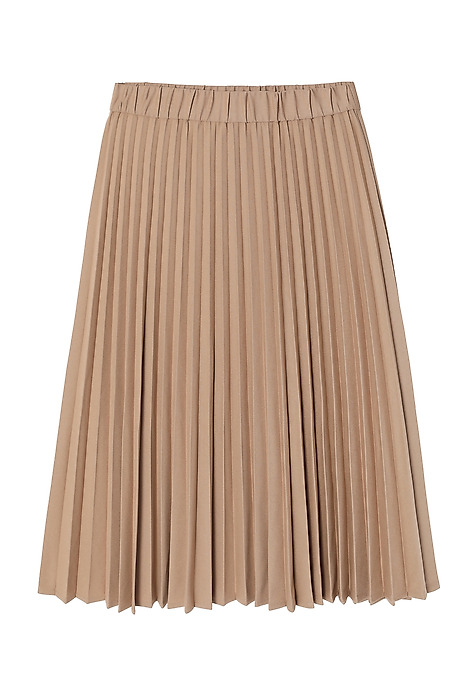 LADIES’ PLEATED SOLEIL SKIRT  - BARINALIA BEIGE 2