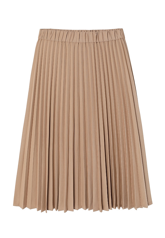 LADIES’ PLEATED SOLEIL SKIRT - BARINALIA LADIES’ PLEATED SOLEIL SKIRT - BARINALIA BEŻOWY 4