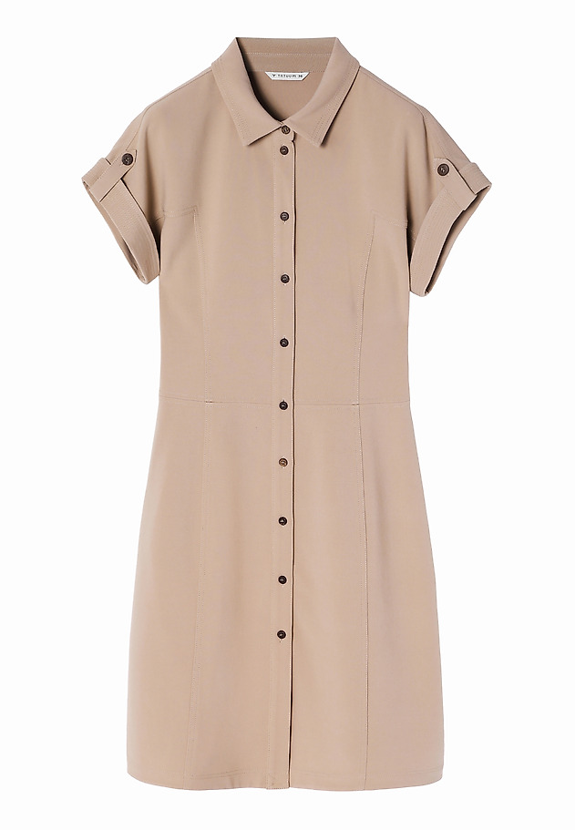 LADIES’ SHIRTDRESS - FILA LADIES’ SHIRTDRESS - FILA BEŻOWY 8