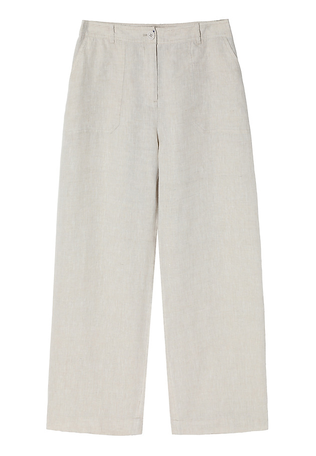 PANTALONI DE DAMĂ, DIN IN, CU CROIALĂ CASUAL - TORKO 1 PANTALONI DE DAMĂ, DIN IN, CU CROIALĂ CASUAL - TORKO 1 BEJ 5