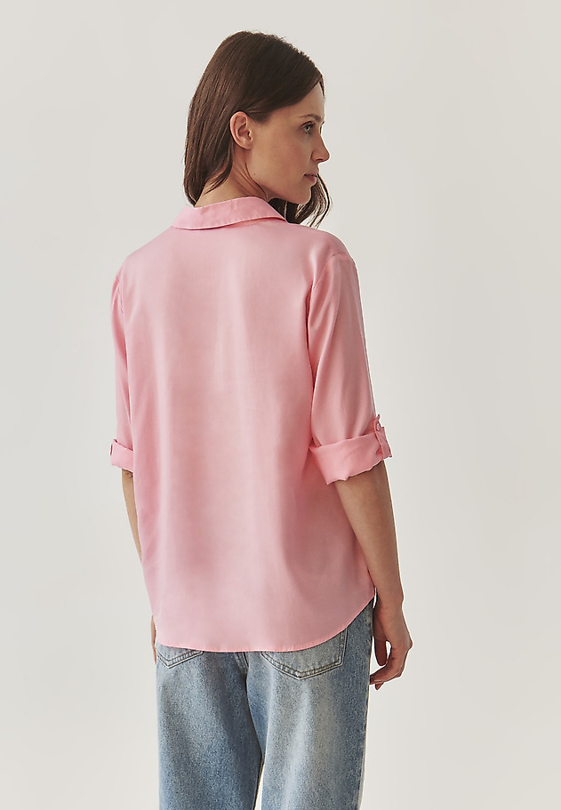 LADIES’ SHIRT WITH ROLLED-UP SLEEVES - ISLA LADIES’ SHIRT WITH ROLLED-UP SLEEVES - ISLA RÓŻOWY 4