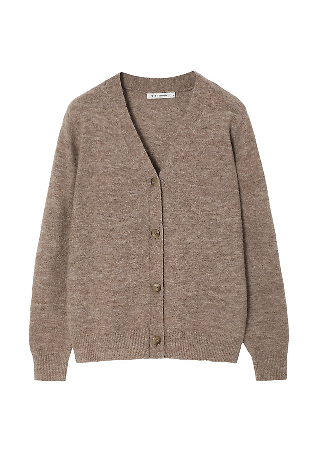 LADIES' JUMPER WITH BUTTONS AND A V-NECK — AUTUMN LADIES' JUMPER WITH BUTTONS AND A V-NECK — AUTUMN BEŻOWY 4
