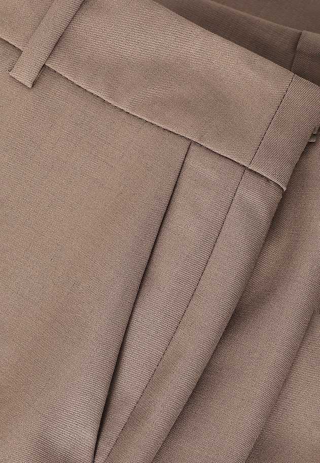 LADIES’ WIDE LEG CREASED TROUSERS - MASDA 2 LADIES’ WIDE LEG CREASED TROUSERS - MASDA 2 BEŻOWY 5