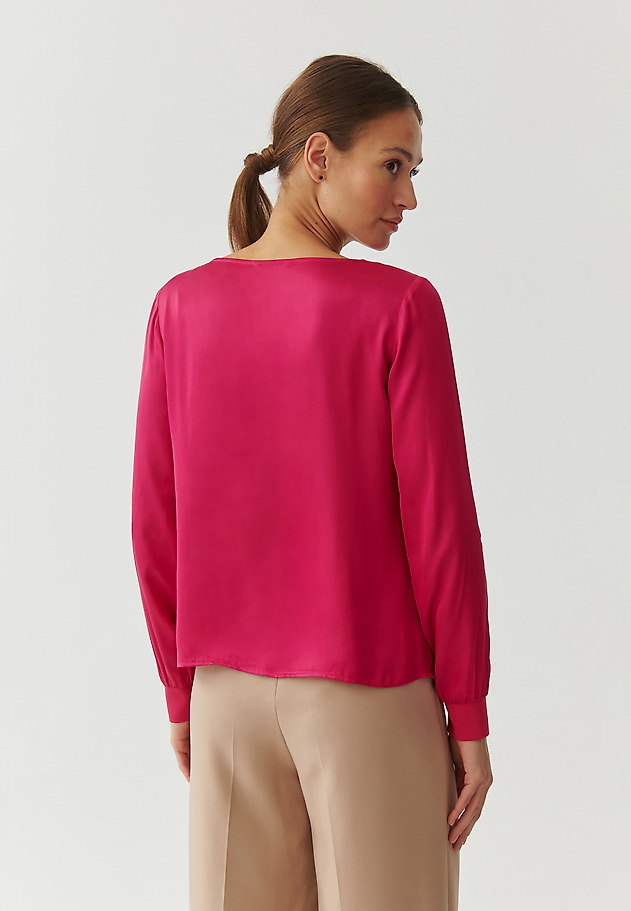 ŽENSKA BLUZA Z DOLGIMI ROKAVI - SANDRIKA ŽENSKA BLUZA Z DOLGIMI ROKAVI - SANDRIKA ROŽNATA 4