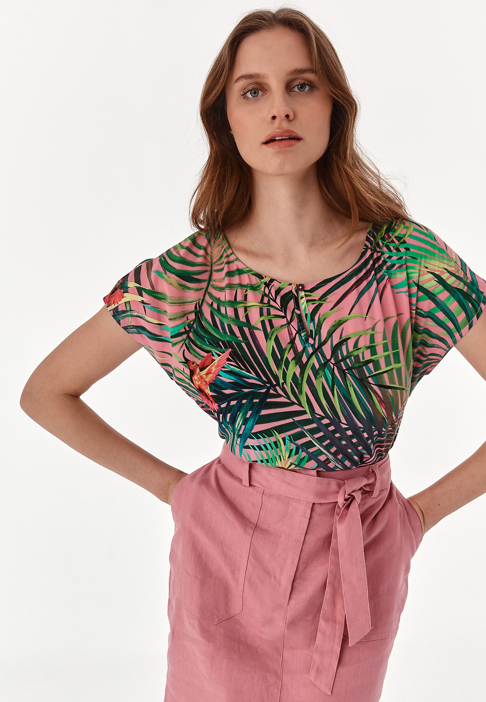 ŽENSKA BLUZA OWENI 1 ŽENSKA BLUZA OWENI 1 VEČBARVNA 78563