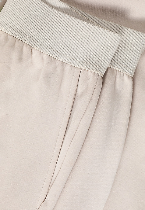 LADIES’ WIDE LEG TROUSERS - NAKE BEIGE 2