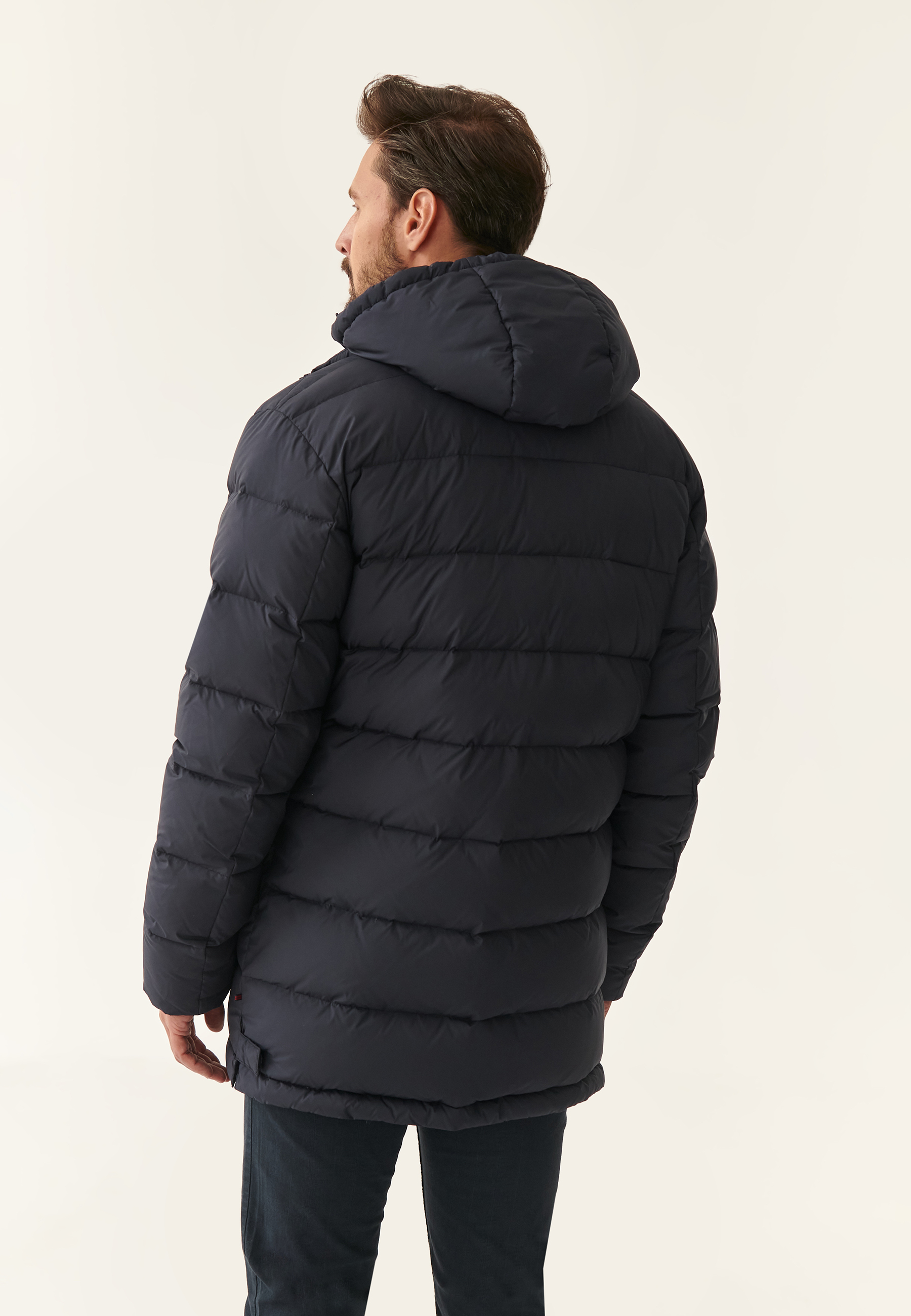 PUCHOWA KURTKA MĘSKA WATT GRANATOWY 2