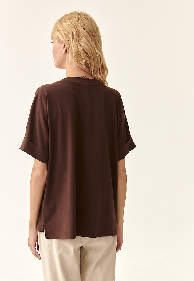 T-SHIRT DAMSKI LIKE T-SHIRT DAMSKI LIKE BRĄZOWY 3