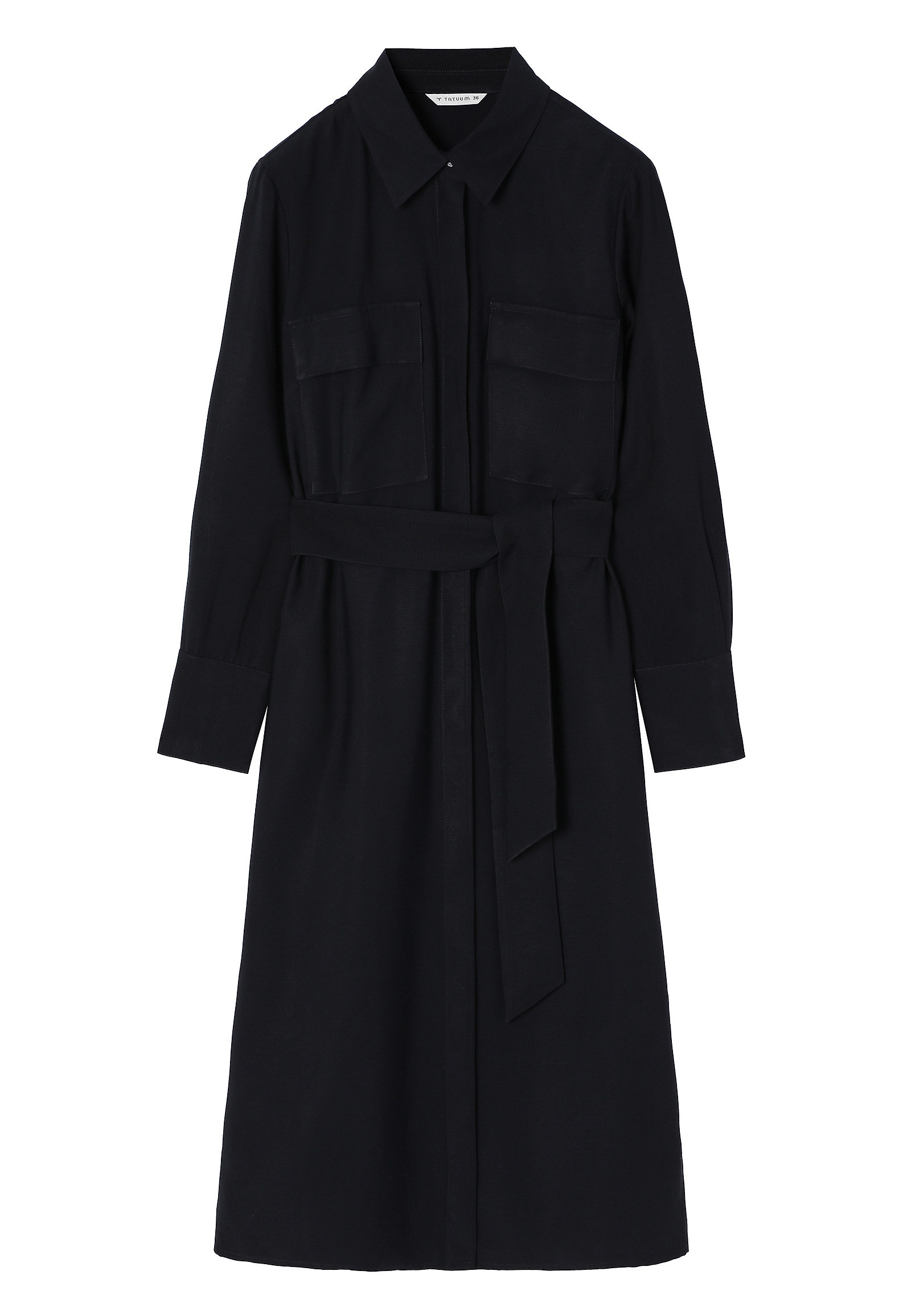 ROCHIE CAMASĂ DIN VISCOZĂ LENZING™ ECOVERO™ - WEST ROCHIE CAMASĂ DIN VISCOZĂ LENZING™ ECOVERO™ - WEST BLEUMARIN 116039