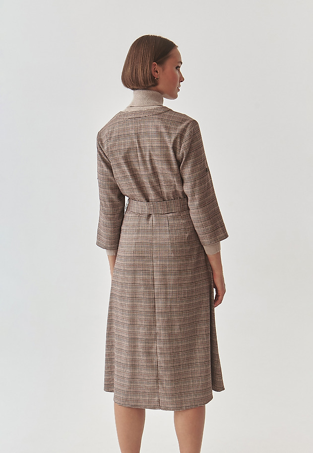 CHECKERED FABRIC DRESS - MANKIRI CHECKERED FABRIC DRESS - MANKIRI MULTIKOLOR 3