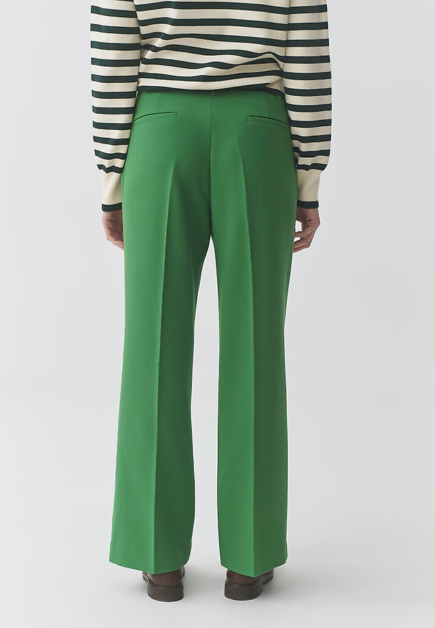 WIDE-LEG SUIT TROUSERS - ZARIANA 1 WIDE-LEG SUIT TROUSERS - ZARIANA 1 ZIELONY 2