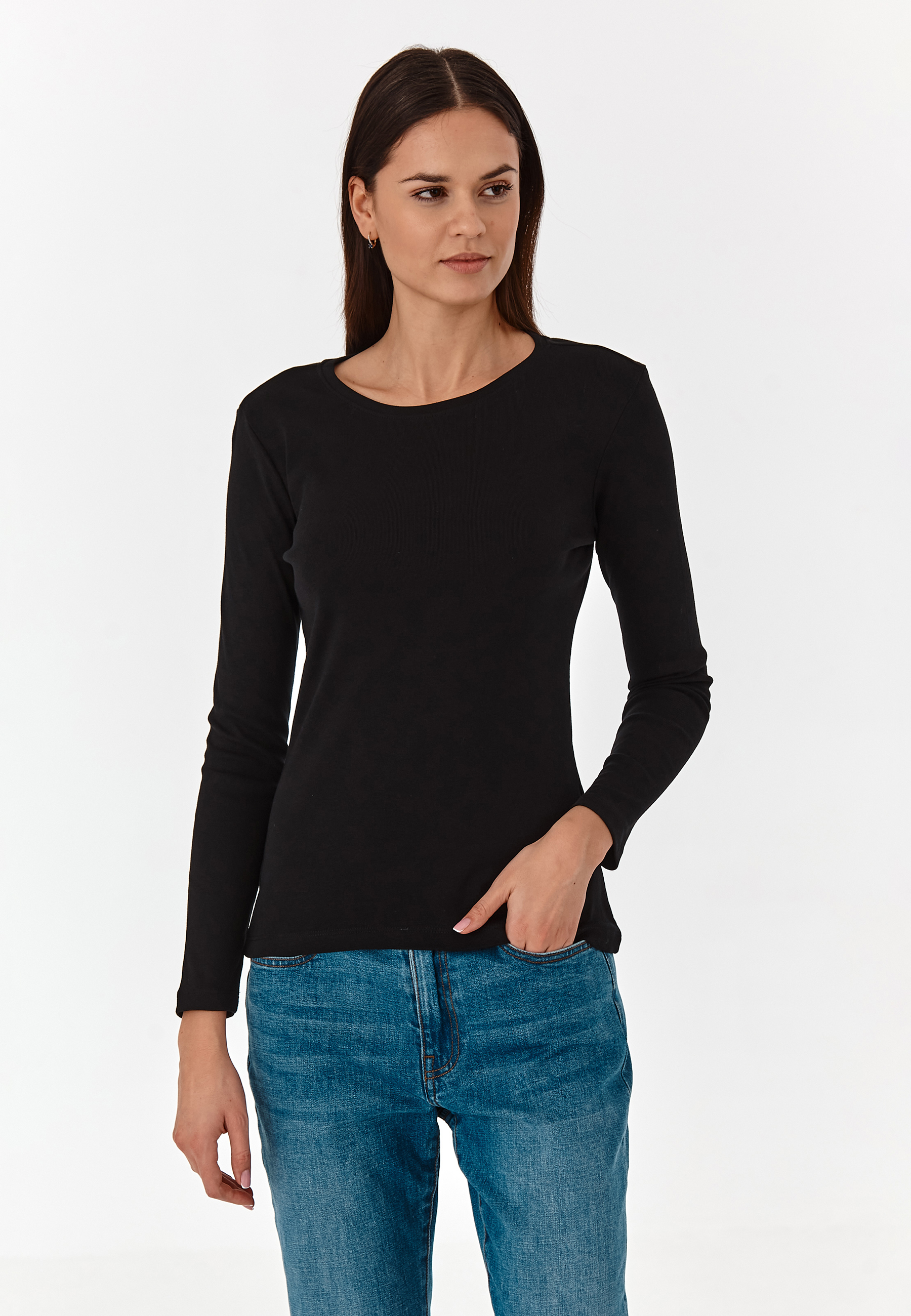 T-SHIRT DAMSKI Z DŁUGIM RĘKAWEM BASIA