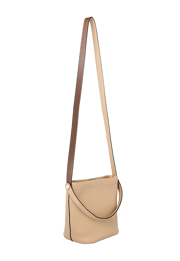 WOMEN'S LEATHER BAG - INFINITY WOMEN'S LEATHER BAG - INFINITY BEIGE 3