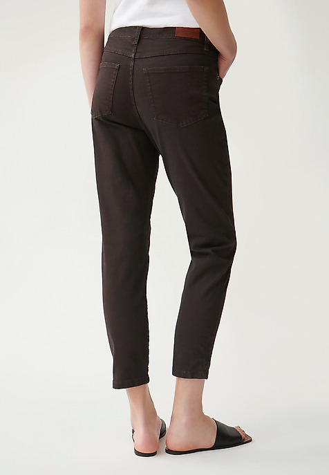 DÁMSKÉ DŽÍNOVÉ KALHOTY DEZIRA HNĚDÁ 2