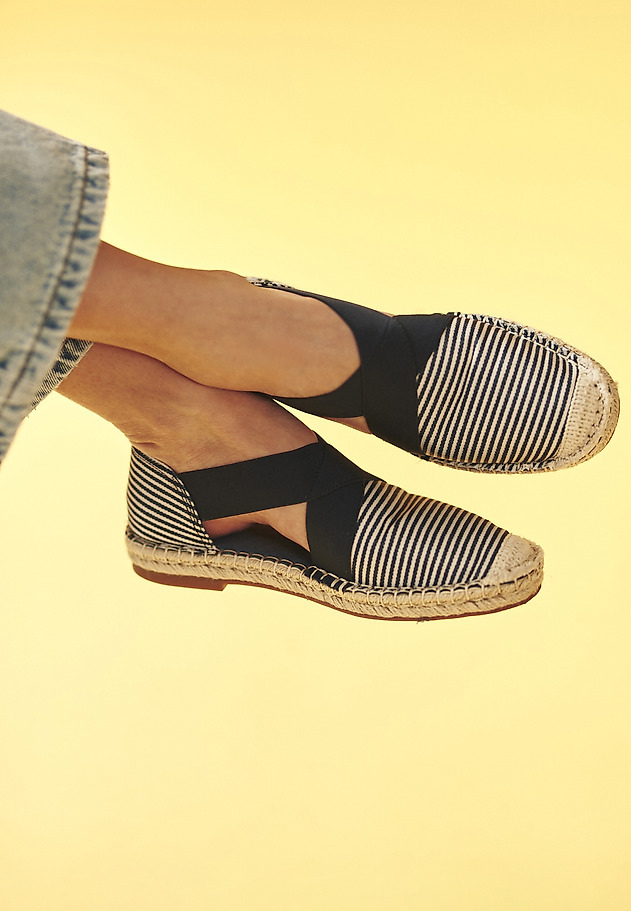 BAWEŁNIANE ESPADRYLE — ESPI 1 BAWEŁNIANE ESPADRYLE — ESPI 1 GRANATOWY 2