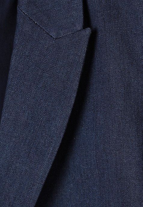 DENIM JACKET WITH WAISTLINE - LAMIA BLUE 2