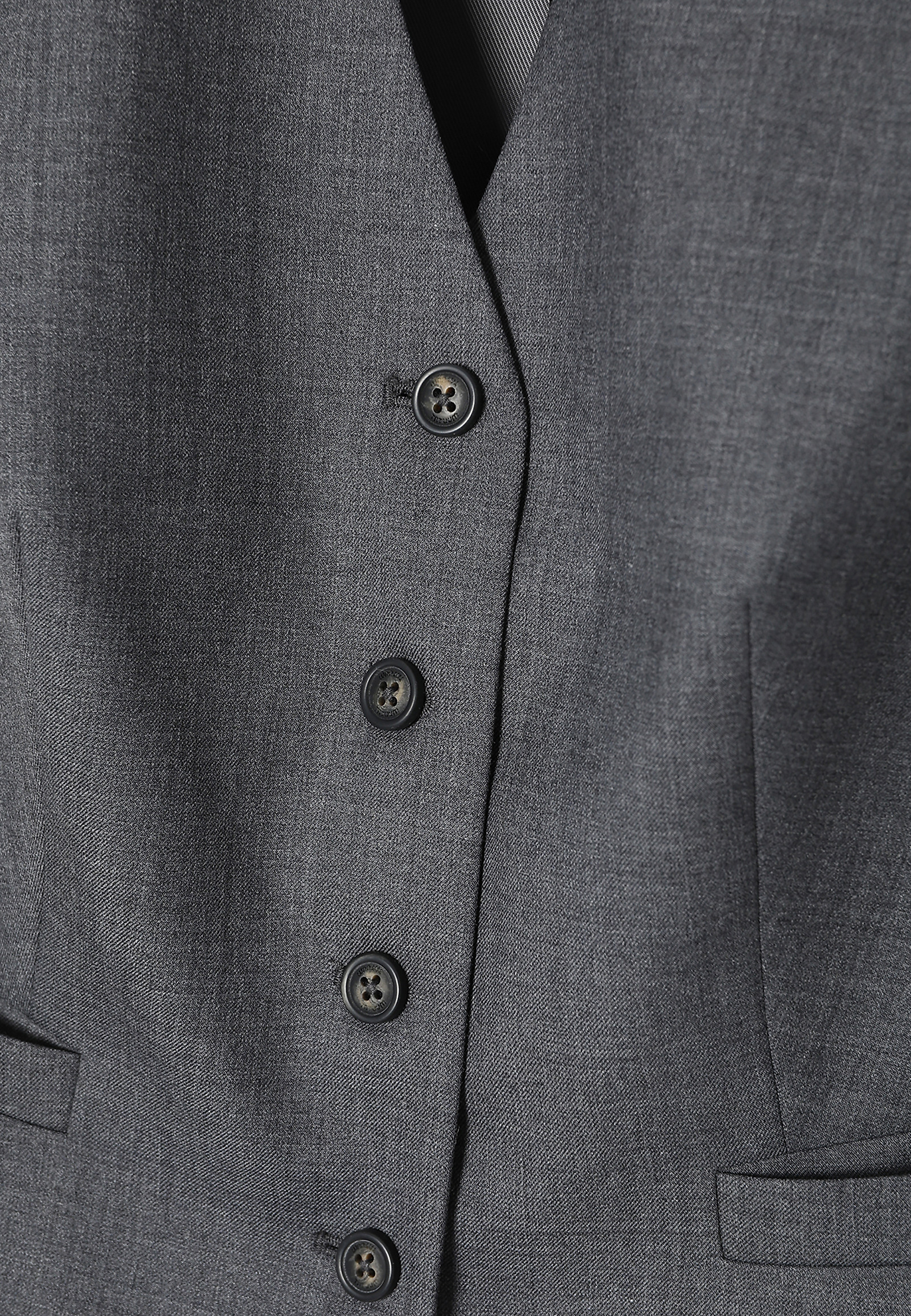 KLASYCZNA DAMSKA KAMIZELKA GARNITUROWA - RONITA 1 KLASYCZNA DAMSKA KAMIZELKA GARNITUROWA - RONITA 1 SZARY 103836