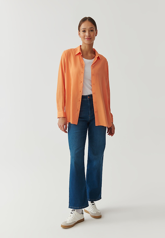 LADIES’ TUNIC-STYLE SHIRT - MALBA LADIES’ TUNIC-STYLE SHIRT - MALBA POMARAŃCZOWY 2