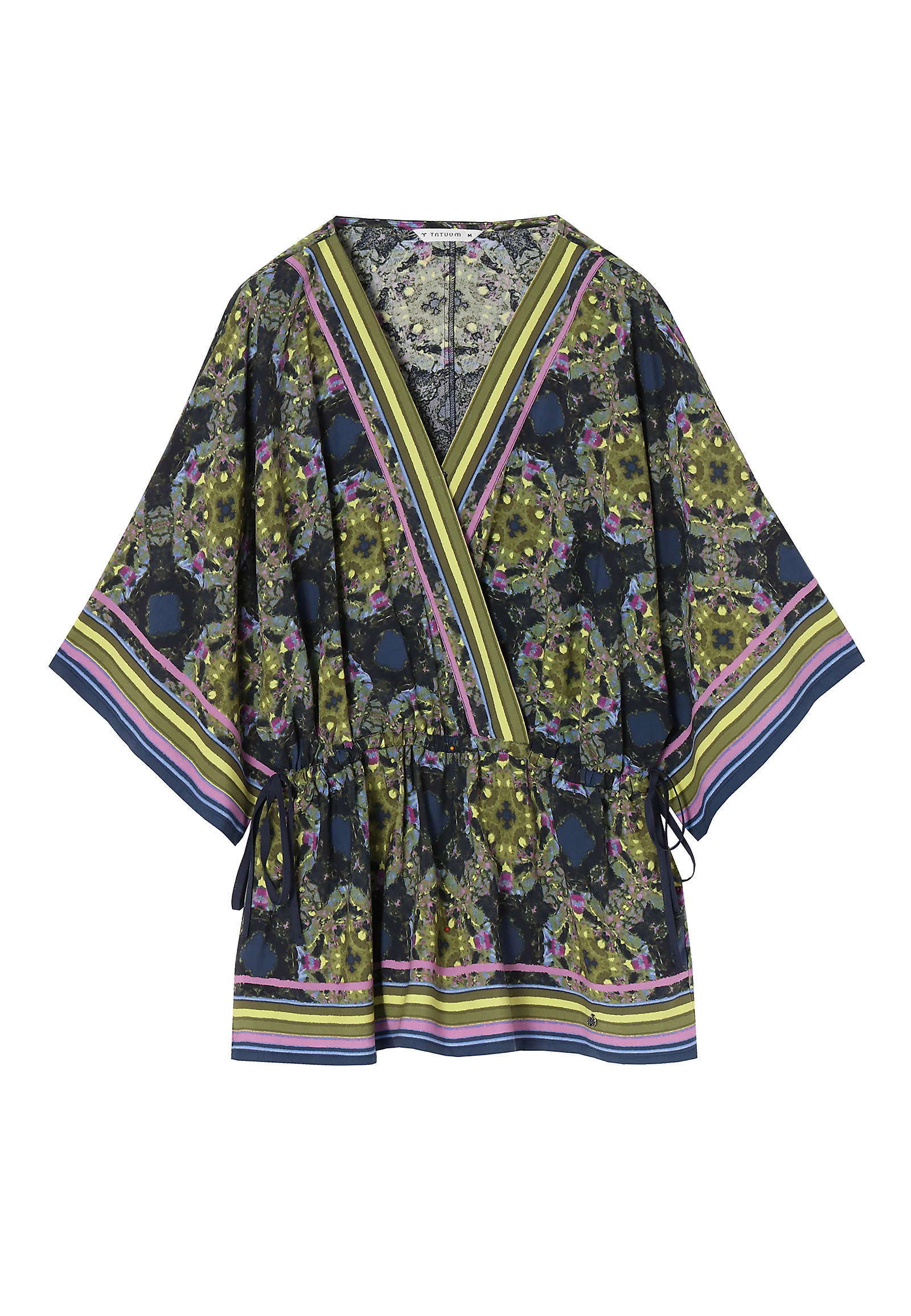 DÁMSKÁ HALENKA - KIMONO TUNIKA MONKONA DÁMSKÁ HALENKA - KIMONO TUNIKA MONKONA VÍCEBAREVNÝ 80853