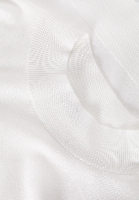 UNIVERSAL LADIES’ SWEATER WITH A HALF-TURTLENECK NAWIKO 1 ECRU 2