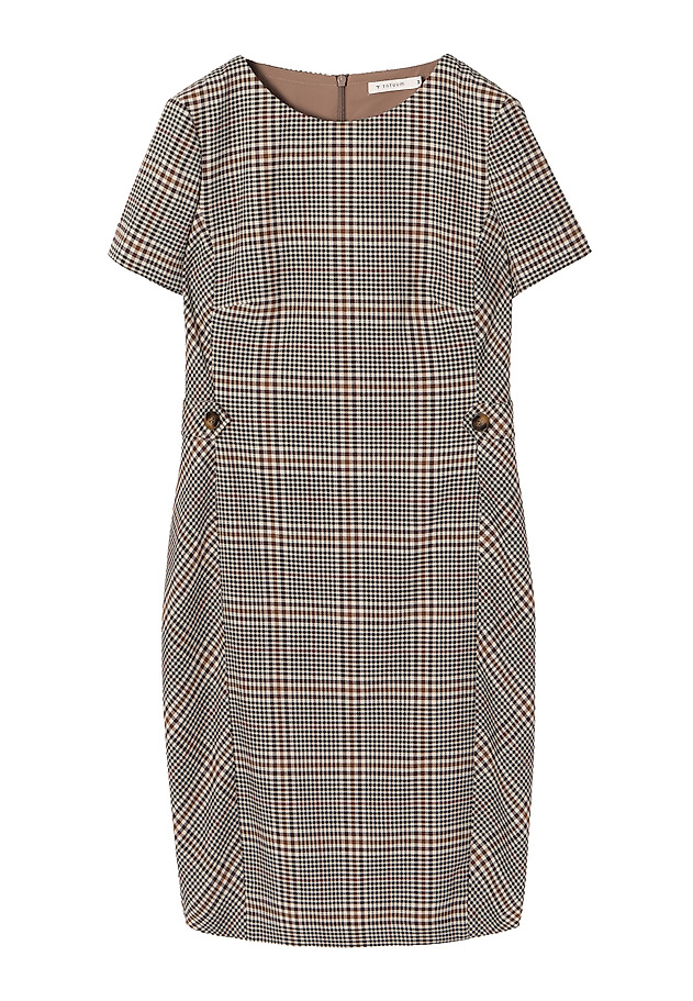 LADIES’ CHECKERED PENCIL DRESS HIPI LADIES’ CHECKERED PENCIL DRESS HIPI MULTICOLOR 5