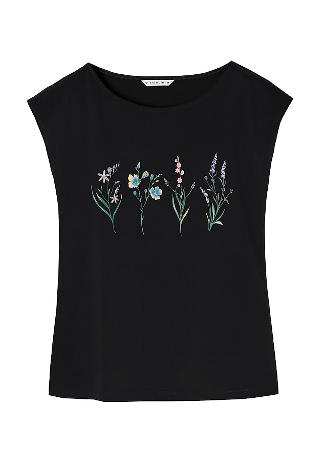 T-SHIRT DAMSKI Z NADRUKIEM AMANDA T-SHIRT DAMSKI Z NADRUKIEM AMANDA CZARNY 6