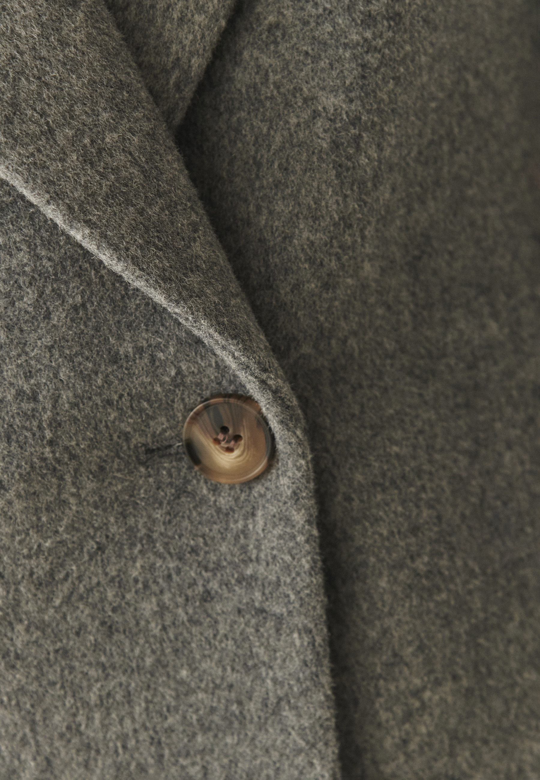 Eleganten volnen plašč - SONIA 1 SIVA 2