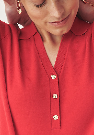 POLO SHIRT IN WOOL - BLAXO POLO SHIRT IN WOOL - BLAXO