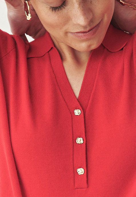 POLO SHIRT IN WOOL - BLAXO POLO SHIRT IN WOOL - BLAXO