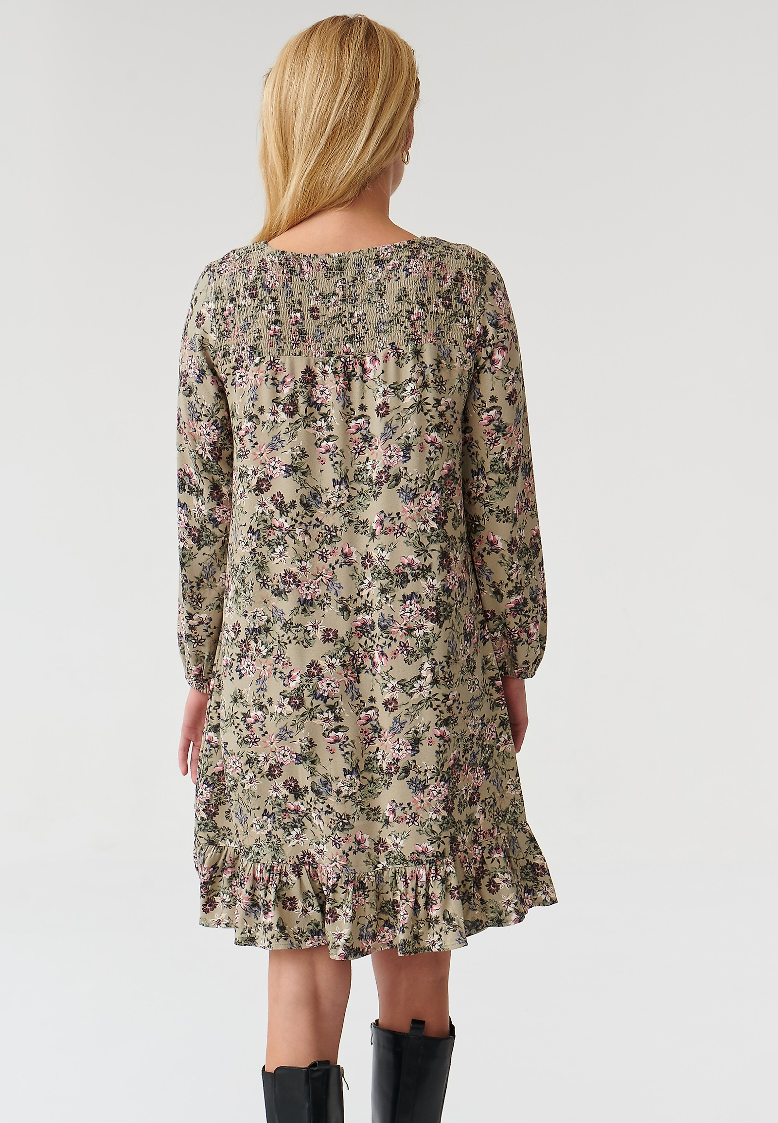 LADIES’ PATTERNED DRESS LANKO 1 LADIES’ PATTERNED DRESS LANKO 1 MULTICOLOR 90592