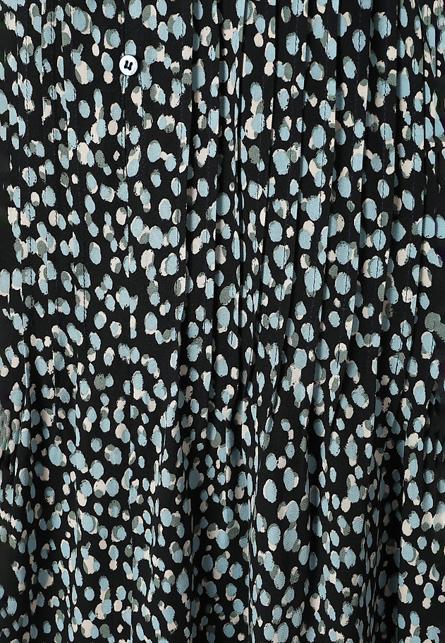 FABRIC SHIRT DRESS WITH STAND-UP COLLAR - LILI FABRIC SHIRT DRESS WITH STAND-UP COLLAR - LILI MULTICOLOR 8