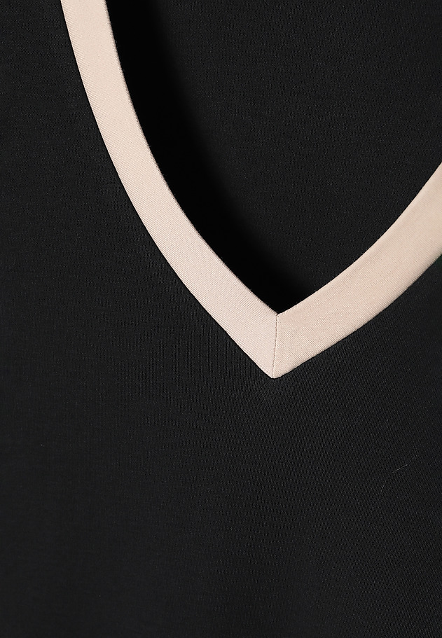 LADIES’ KNIT DRESS WITH SHORT SLEEVES - ELNA LADIES’ KNIT DRESS WITH SHORT SLEEVES - ELNA BLACK 7