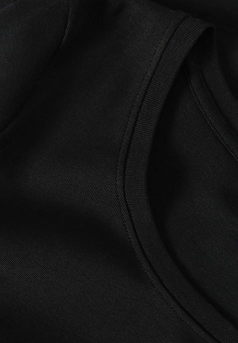 LADIES’ VERSATILE COTTON T-SHIRT - ANTONINA 1 BLACK 2