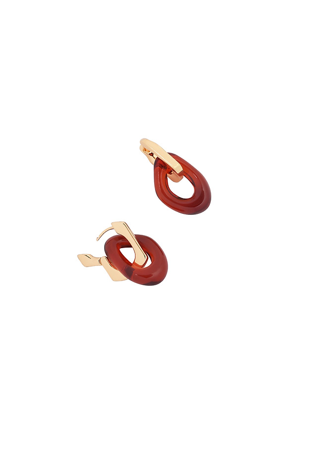 LONG EARRINGS - TOVE LONG EARRINGS - TOVE BRĄZOWY 3