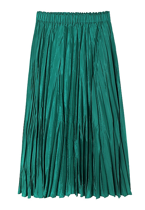 PLEATED MIDI SKIRT WITH PLEATS - VERNONA GREEN 2