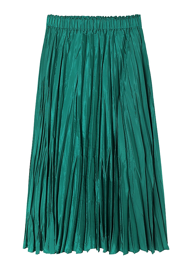 PLEATED MIDI SKIRT WITH PLEATS - VERNONA PLEATED MIDI SKIRT WITH PLEATS - VERNONA GREEN 4
